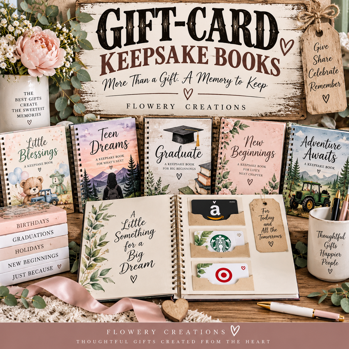 Gift-Card Keepsake Book