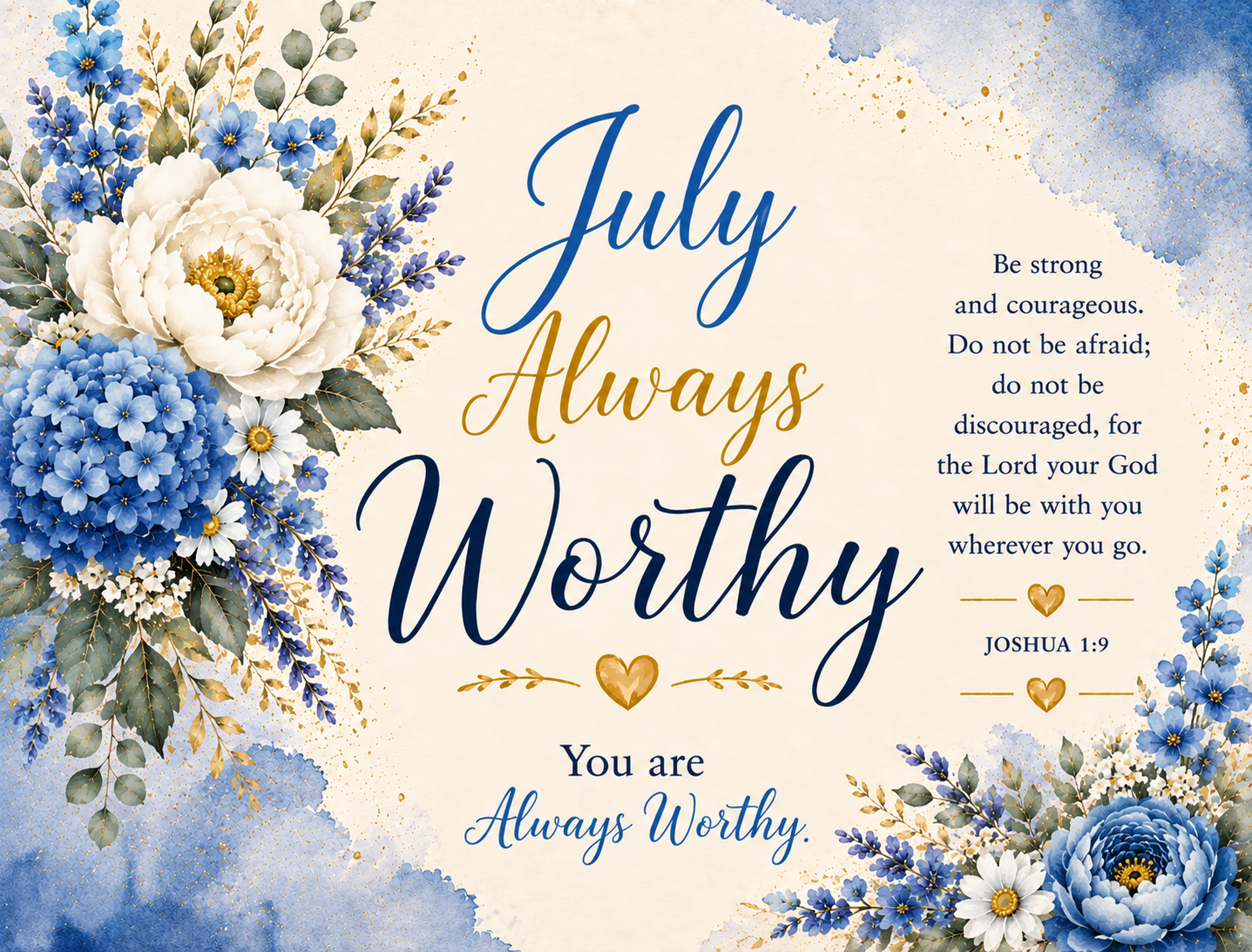 2027 Worthy Floral Calendar | A Year of Encouragement