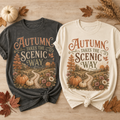 Autumn Takes the Scenic Way | Fall Boutique Tee