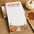 Autumn Takes the Scenic Way | Fall Boutique Notepad
