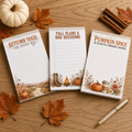 Autumn Takes the Scenic Way Fall Notepads | Choose Your Option