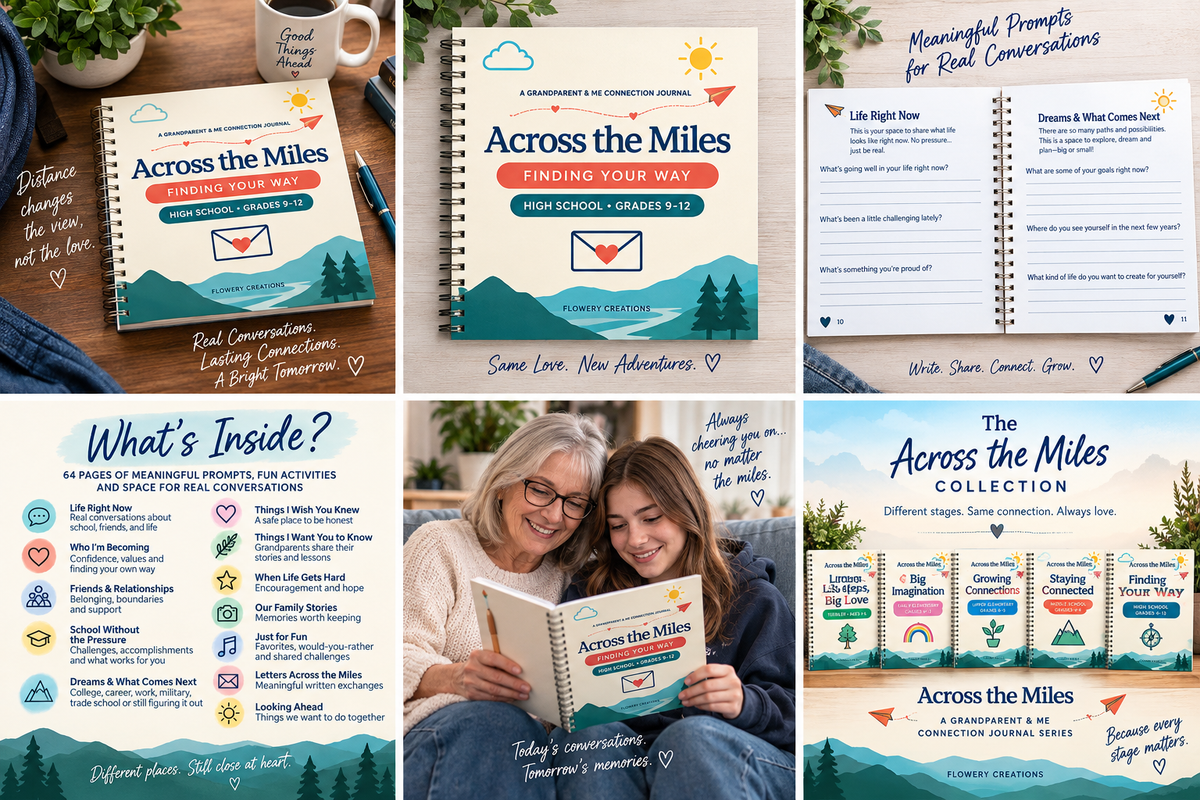Across the Miles: Finding Your Way | High School Grades 9–12 Grandparent & Teen Connection Journal