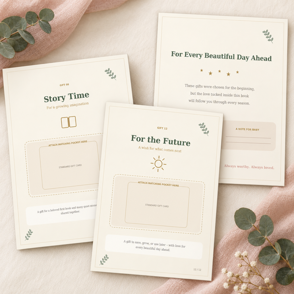 Welcome, Little One | Newborn Gift-Card Keepsake Book