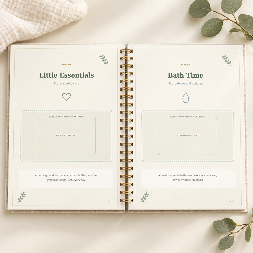 Welcome, Little One | Newborn Gift-Card Keepsake Book