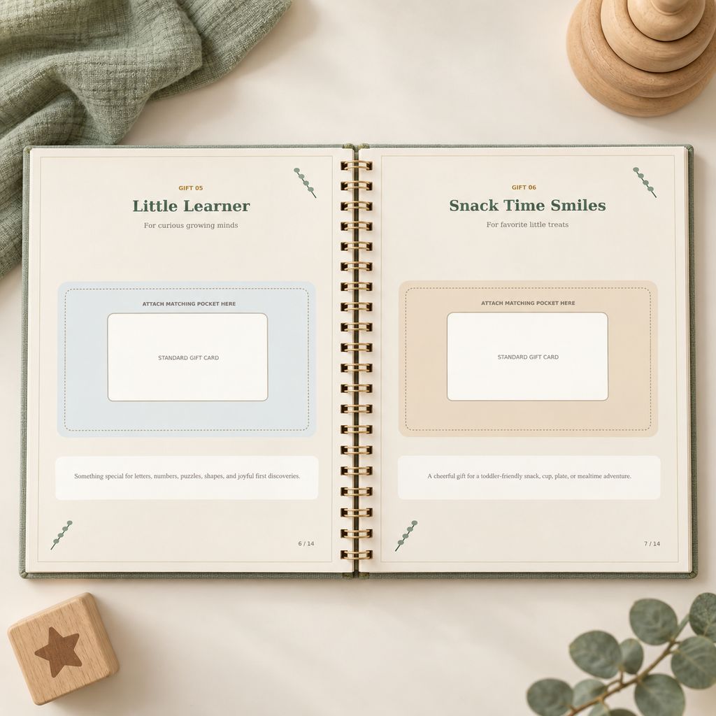 Little Steps, Big Love | Toddler Gift-Card Keepsake Book