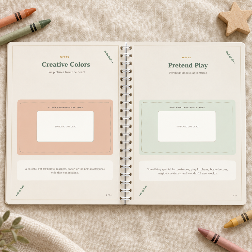 Big Imagination | Preschool Gift-Card Keepsake Book