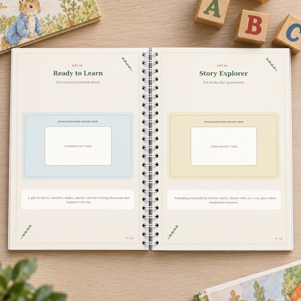 Big Imagination | Preschool Gift-Card Keepsake Book