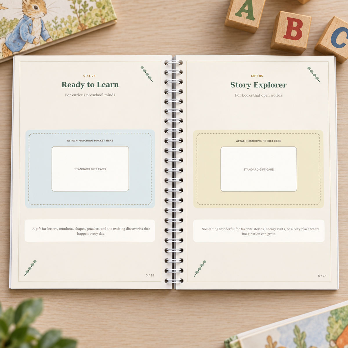 Big Imagination | Preschool Gift-Card Keepsake Book