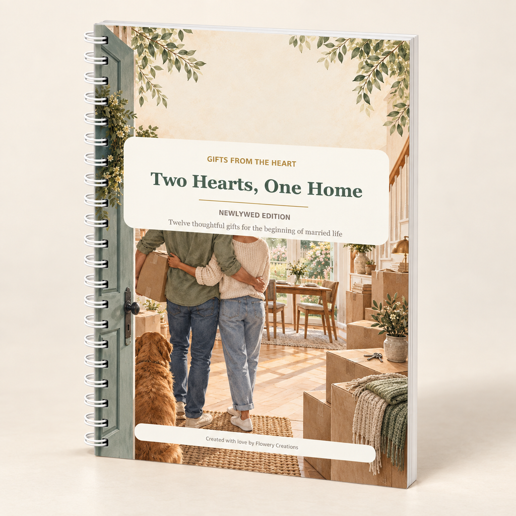 Two Hearts, One Home – Newlywed Gift-Card Keepsake Book
