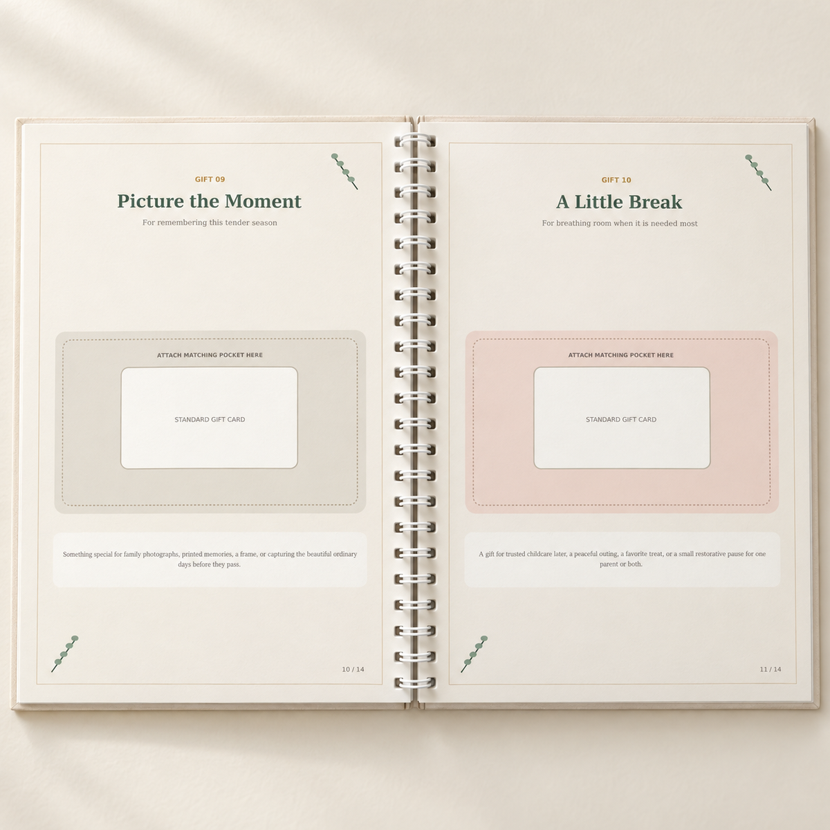 The Next Generation – New Parents Gift-Card Keepsake Book