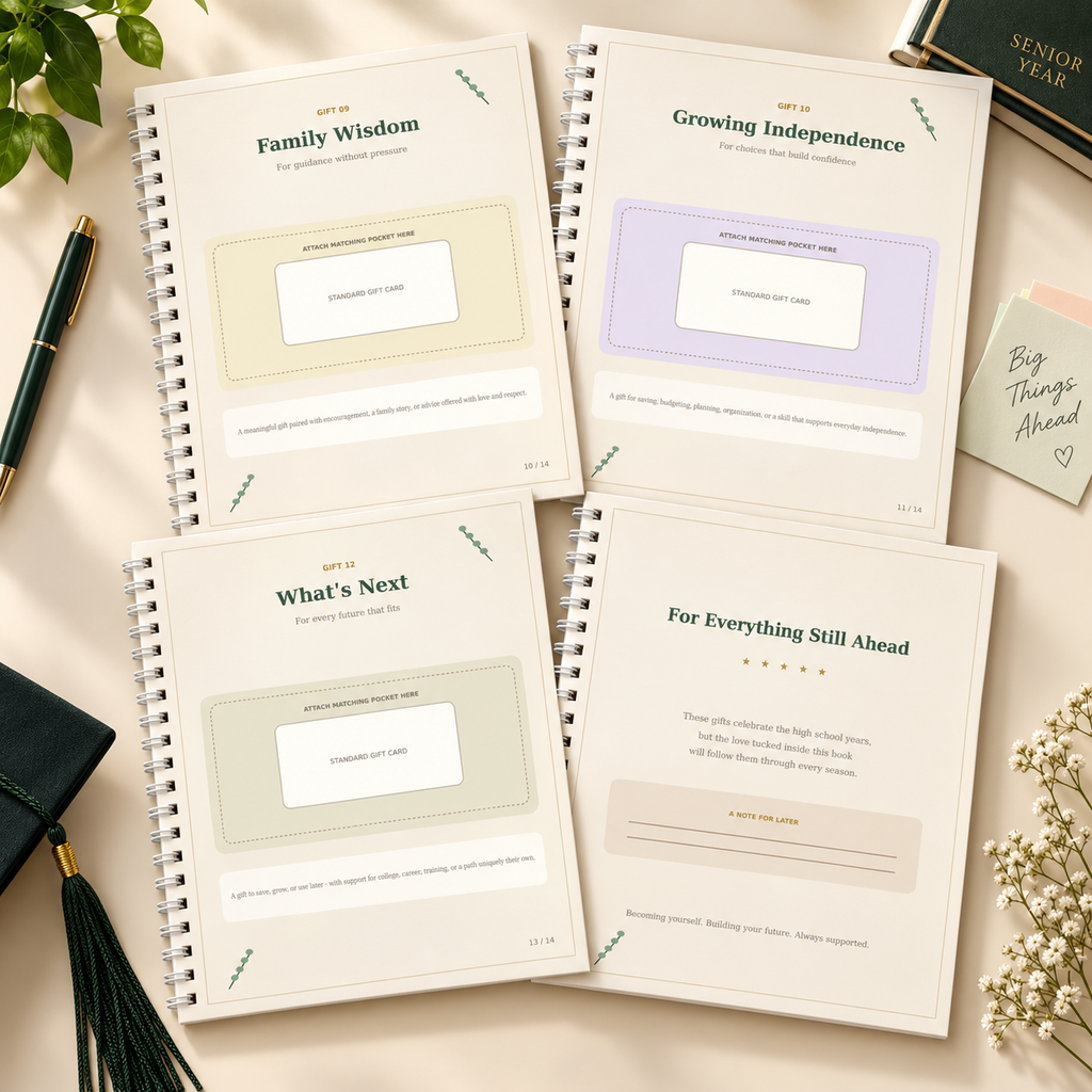 Becoming You | High School Coil-Bound Gift-Card Keepsake Book