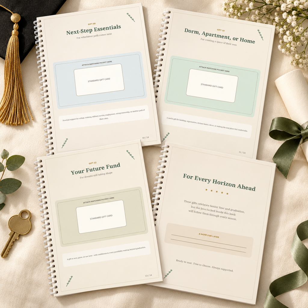 Ready to Soar | Senior Year Coil-Bound Gift-Card Keepsake Book