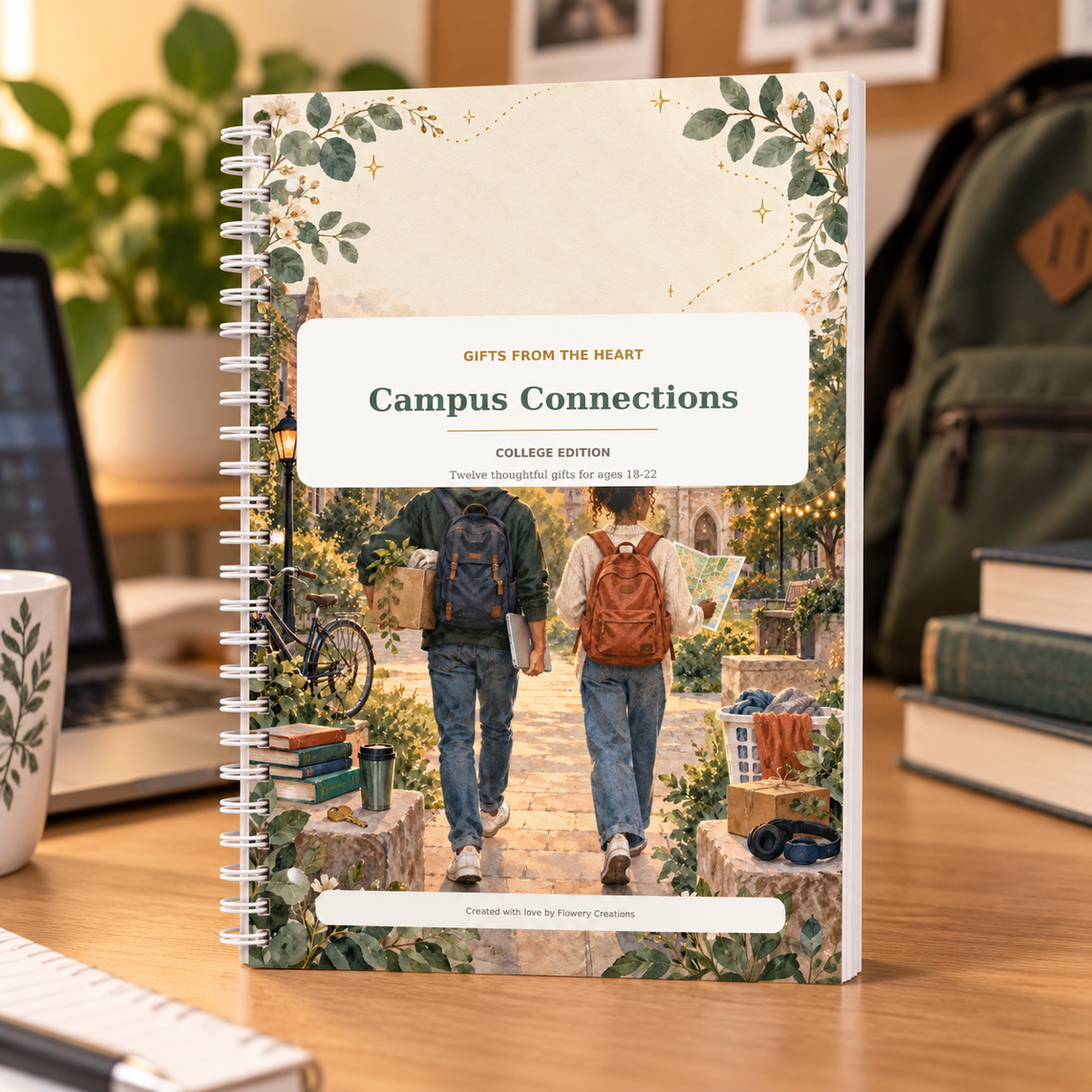 Campus Connections | College Coil-Bound Gift-Card Keepsake Book