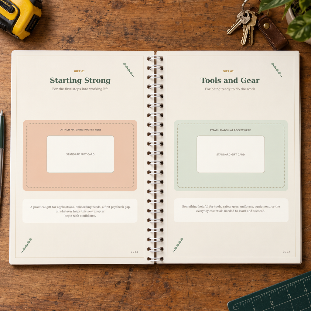 Your Own Path | Young Adult Coil-Bound Gift-Card Keepsake Book