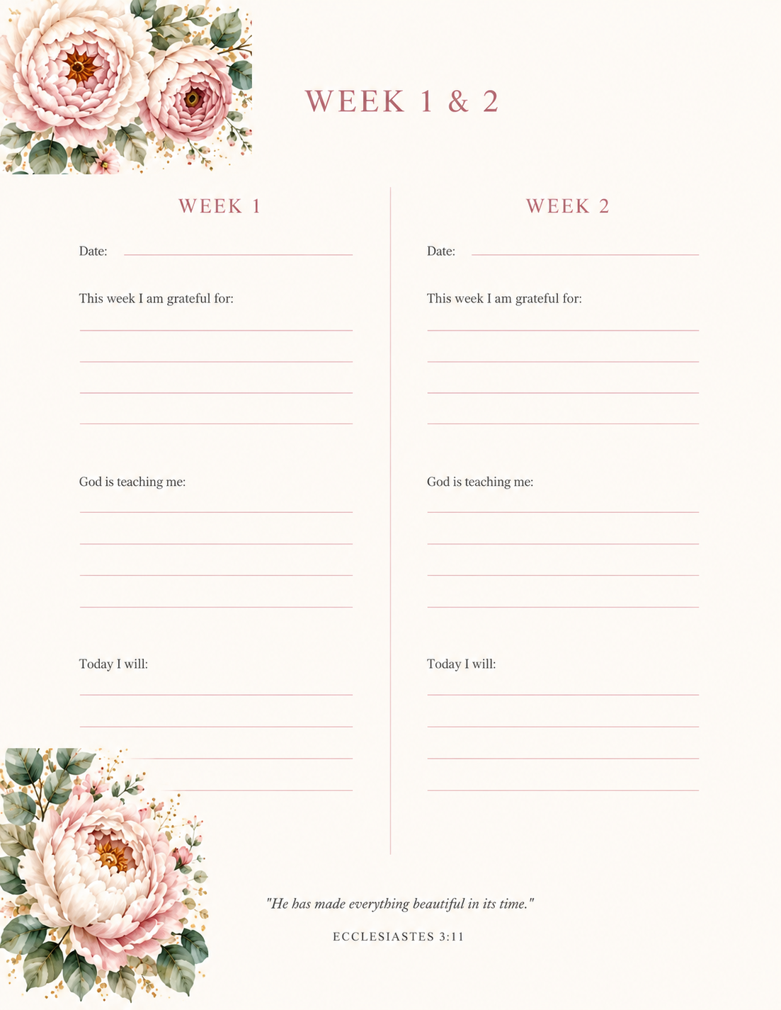 Worthy 52-Week Journal
