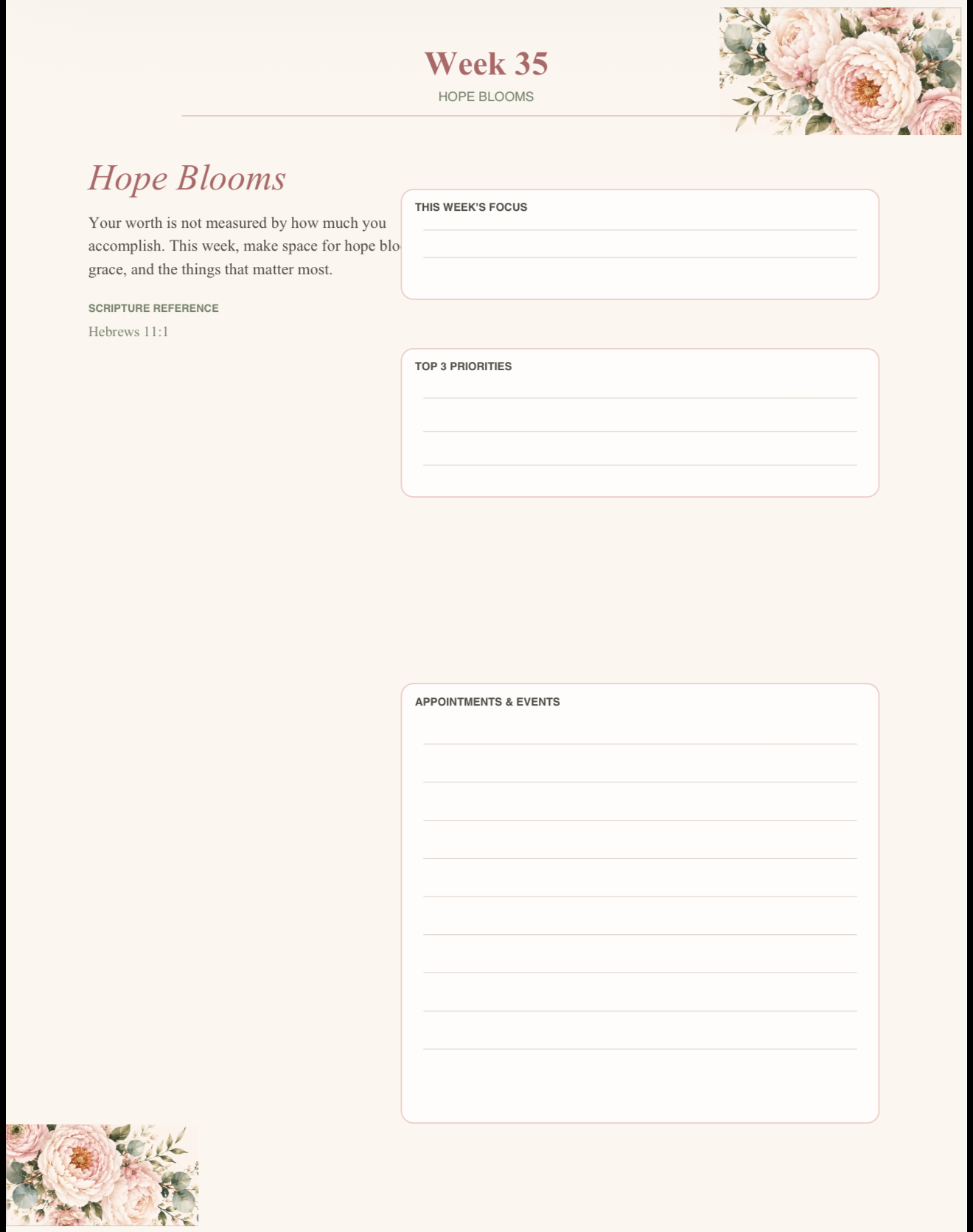 Worthy 52-Week Planner