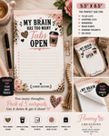 My Brain Has Too Many Tabs Open Notepad (Pack of 5)