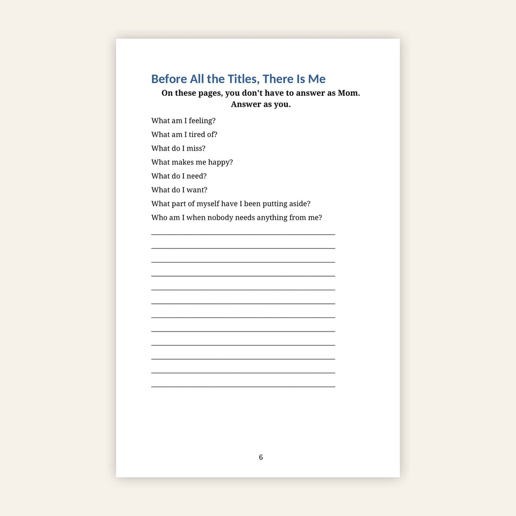 Worthy in Motherhood Companion Journal