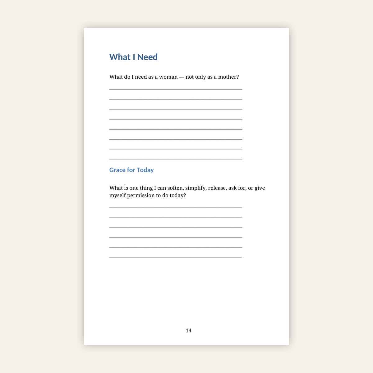 Worthy in Motherhood Companion Journal
